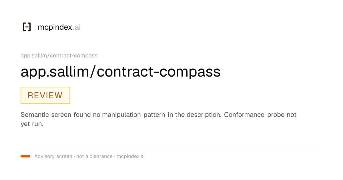 app.sallim/contract-compass (app.sallim/contract-compass@1.27.0)