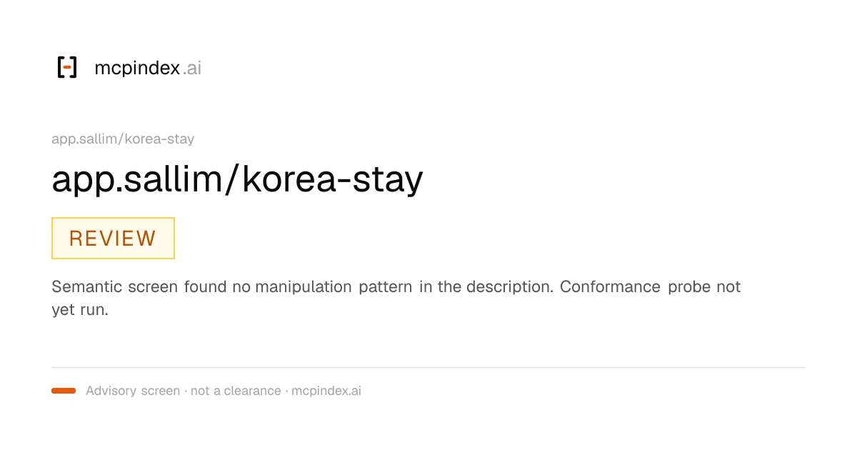 app.sallim/korea-stay (app.sallim/korea-stay@0.3.5)