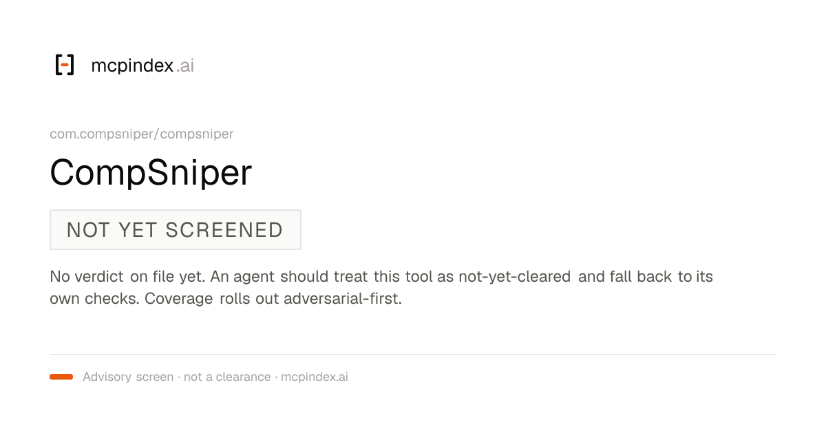 CompSniper (com.compsniper/compsniper@1.3.0)
