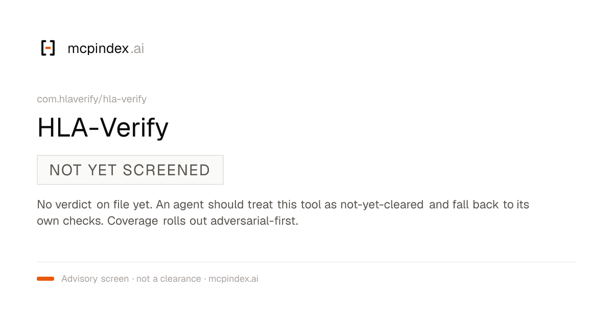 HLA-Verify (com.hlaverify/hla-verify@1.0.1)