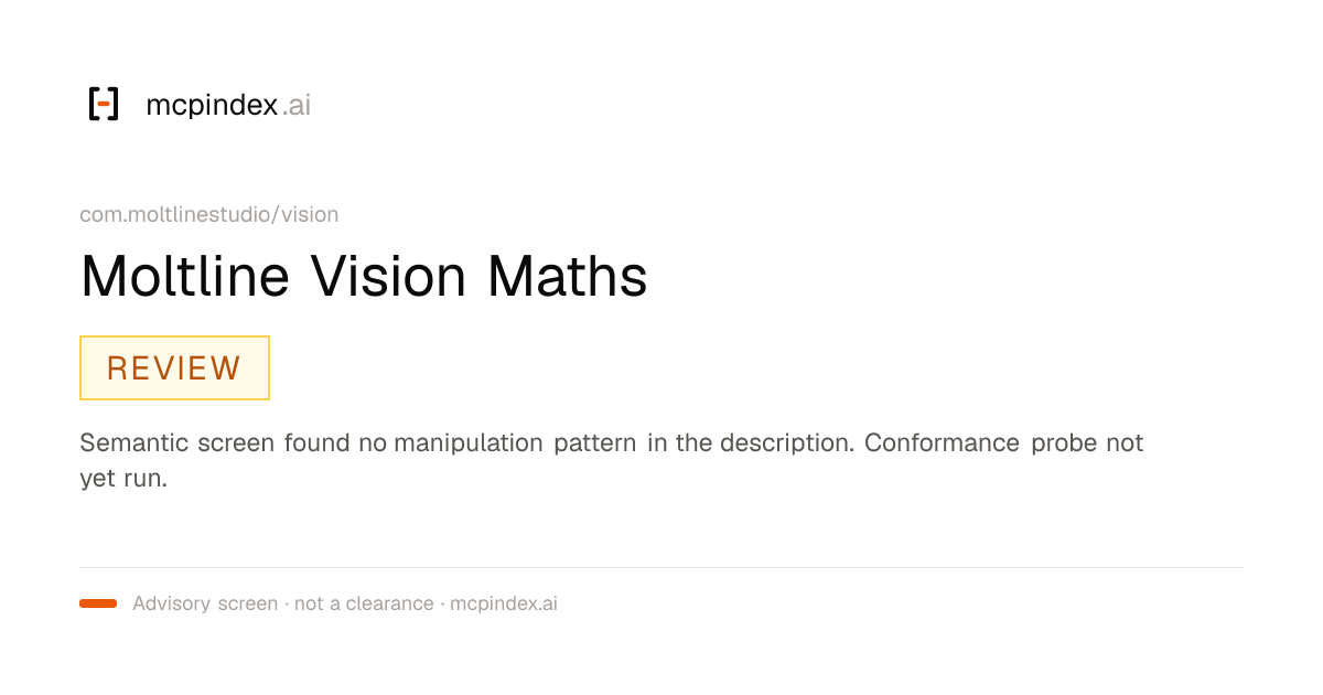 Moltline Vision Maths (com.moltlinestudio/vision@1.2.0)
