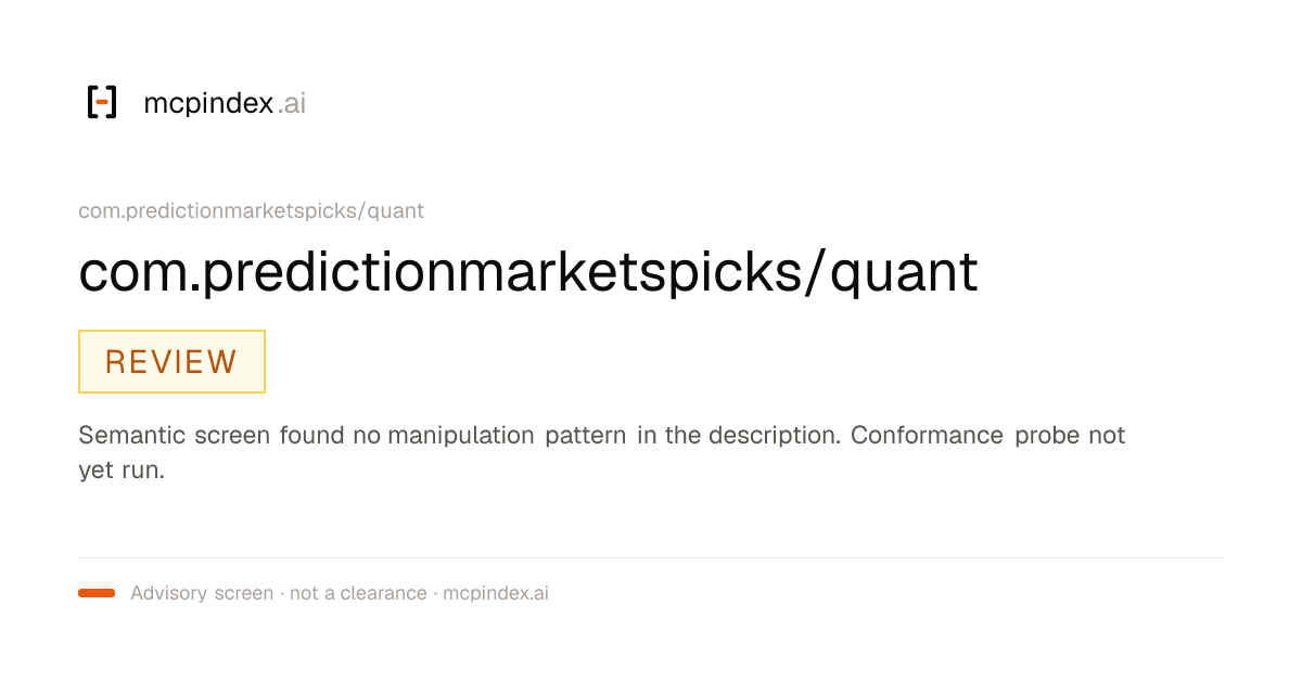 com.predictionmarketspicks/quant (com.predictionmarketspicks/quant@1.10.0)