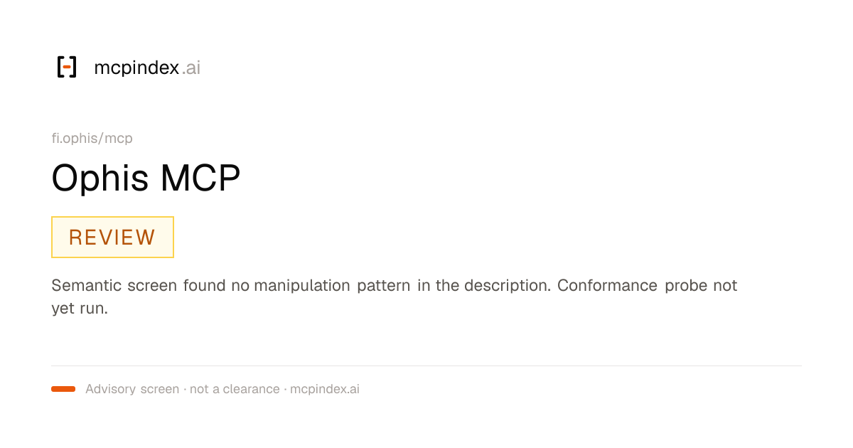 Ophis MCP (fi.ophis/mcp@0.1.1)