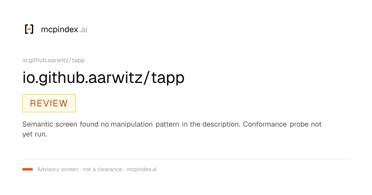 io.github.aarwitz/tapp (io.github.aarwitz/tapp@0.17.0-rc.15)