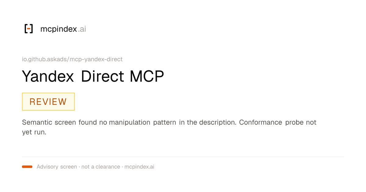 Yandex Direct MCP (io.github.askads/mcp-yandex-direct@1.5.1)