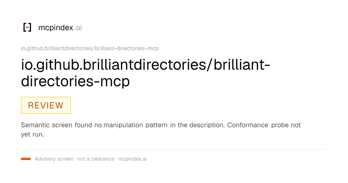 io.github.brilliantdirectories/brilliant-directories-mcp (io.github.brilliantdirectories/brilliant-directories-mcp@6.58.605)