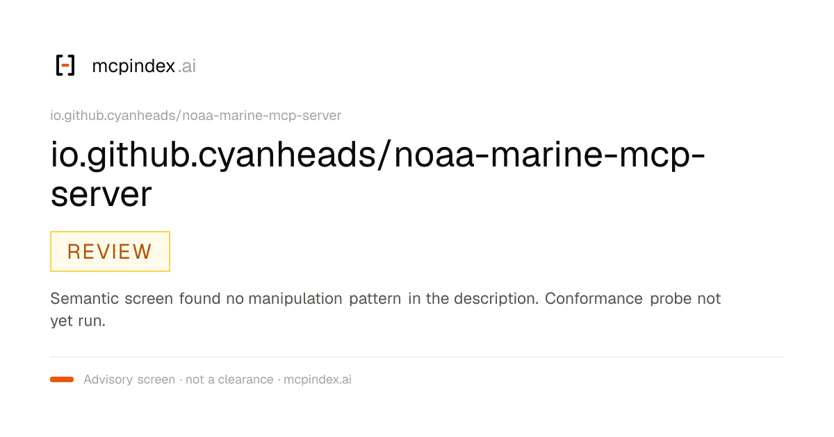io.github.cyanheads/noaa-marine-mcp-server (io.github.cyanheads/noaa-marine-mcp-server@0.6.0)