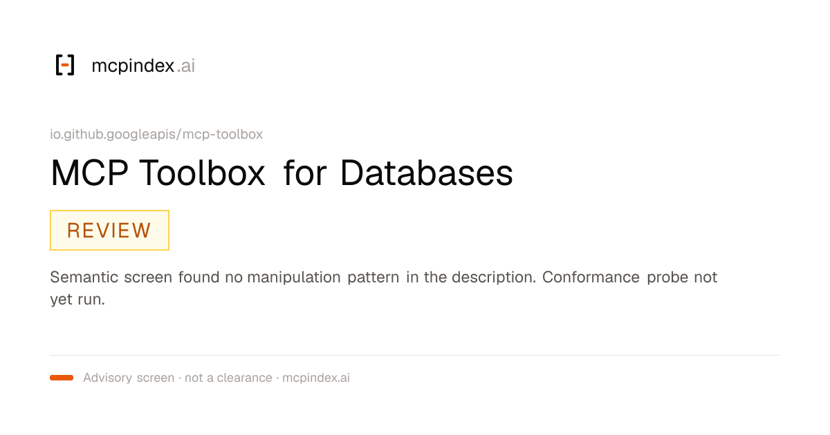 MCP Toolbox for Databases (io.github.googleapis/mcp-toolbox@1.11.0)