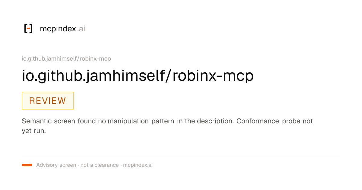 io.github.jamhimself/robinx-mcp (io.github.jamhimself/robinx-mcp@0.6.1)