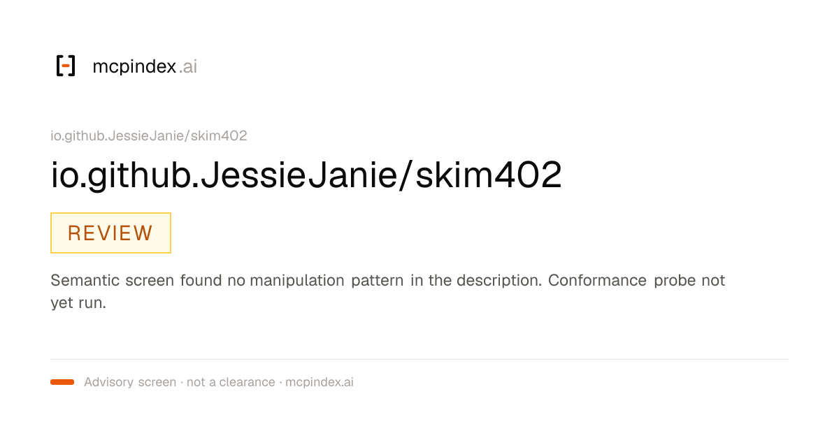 io.github.JessieJanie/skim402 (io.github.JessieJanie/skim402@0.1.9)