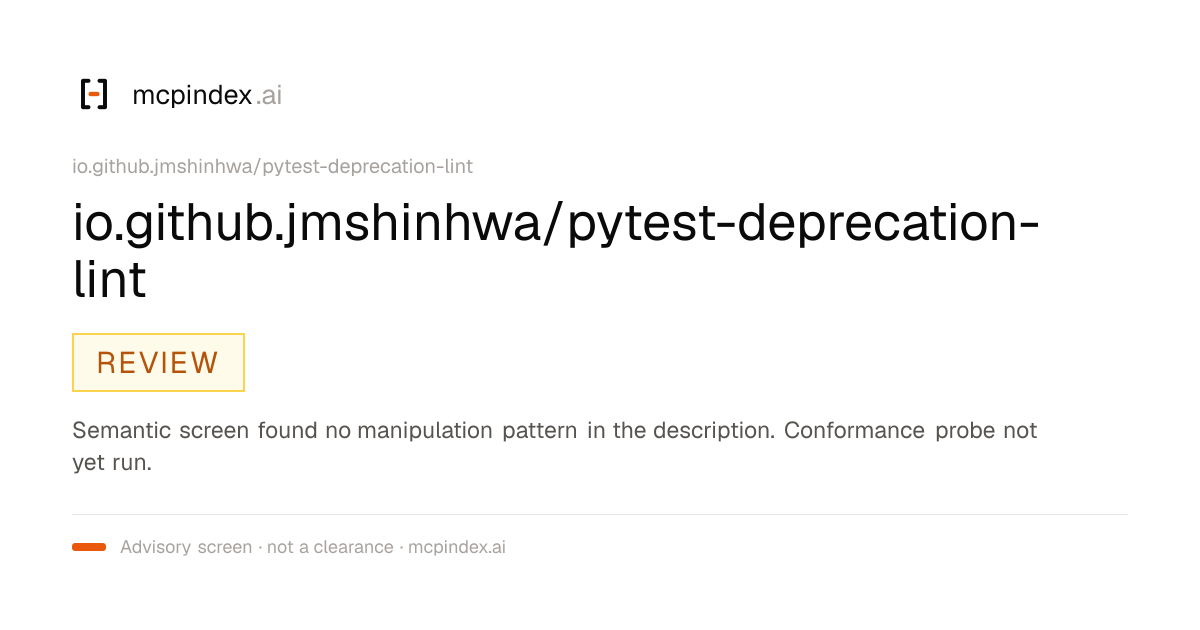 io.github.jmshinhwa/pytest-deprecation-lint (io.github.jmshinhwa/pytest-deprecation-lint@1.0.2)