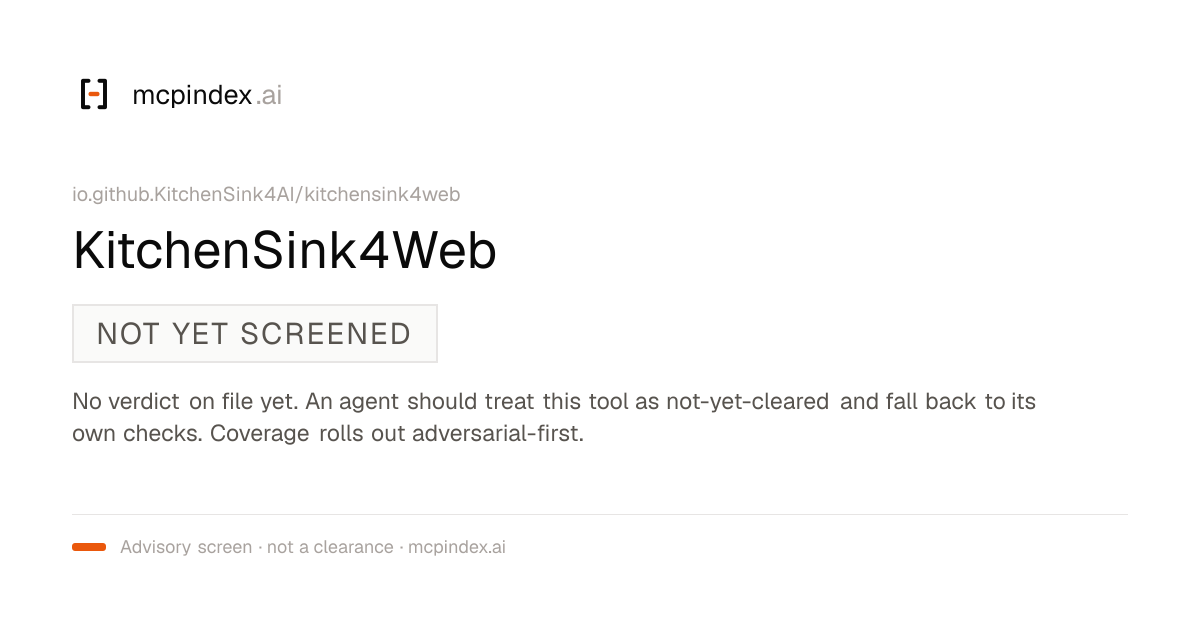 KitchenSink4Web (io.github.KitchenSink4AI/kitchensink4web@1.0.3)
