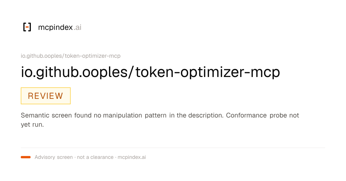io.github.ooples/token-optimizer-mcp (io.github.ooples/token-optimizer-mcp@7.2.0)