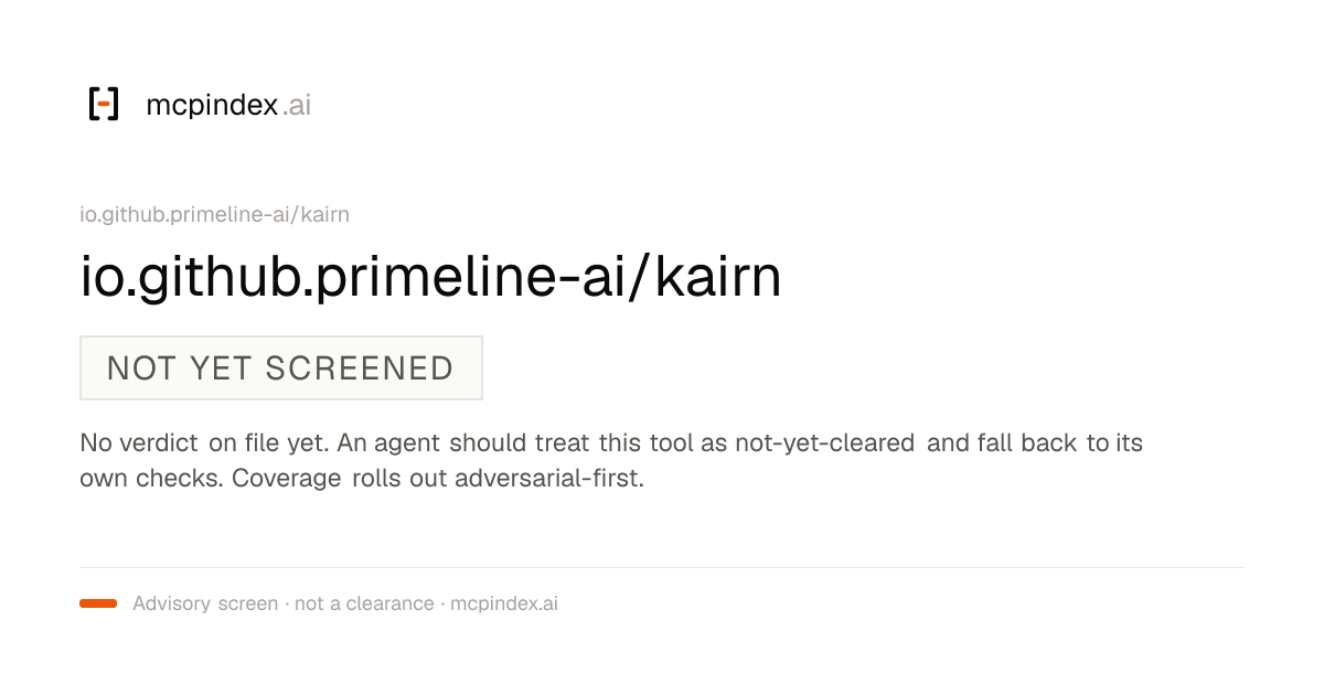 io.github.primeline-ai/kairn (io.github.primeline-ai/kairn@0.2.1)