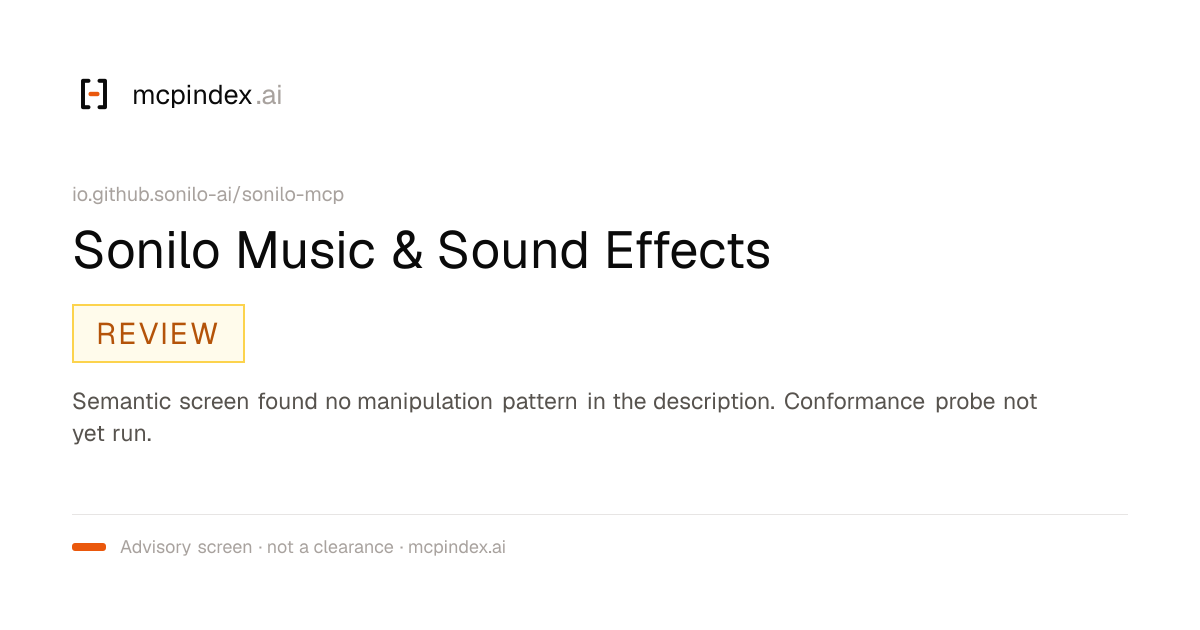 Sonilo Music & Sound Effects (io.github.sonilo-ai/sonilo-mcp@0.20.1)