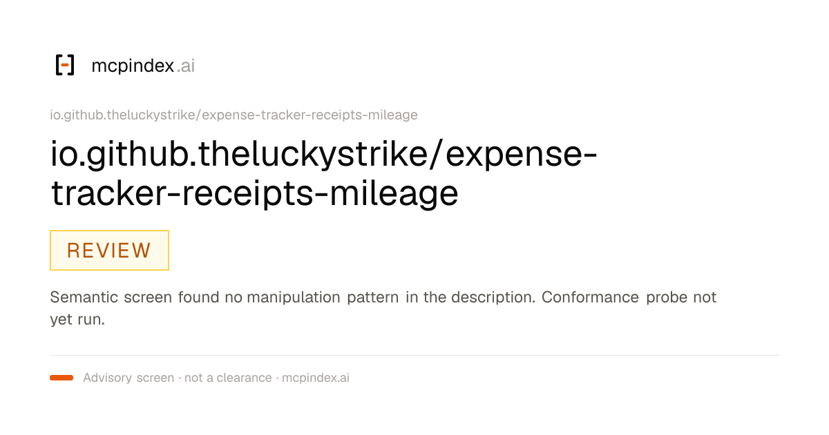 io.github.theluckystrike/expense-tracker-receipts-mileage (io.github.theluckystrike/expense-tracker-receipts-mileage@0.2.3)