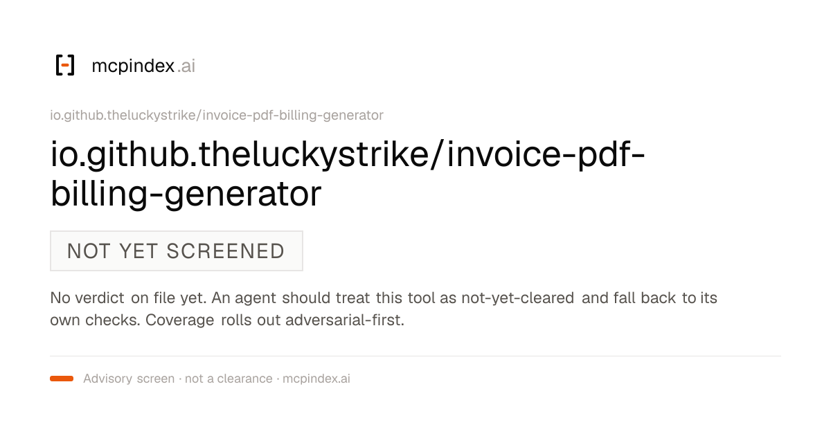 io.github.theluckystrike/invoice-pdf-billing-generator (io.github.theluckystrike/invoice-pdf-billing-generator@0.2.0)