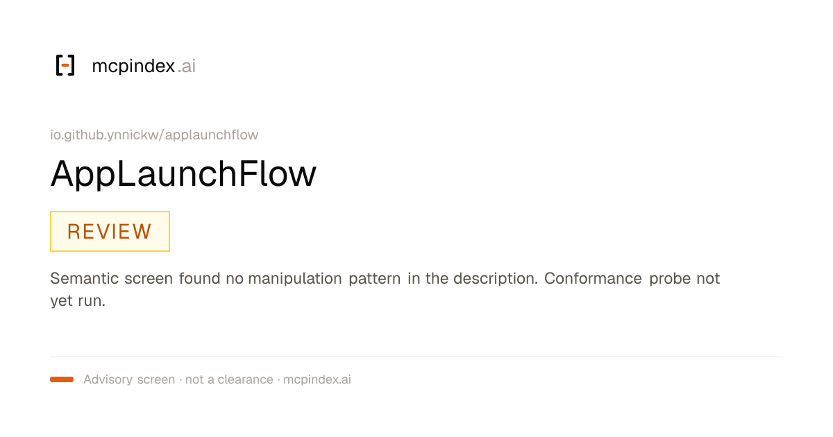AppLaunchFlow (io.github.ynnickw/applaunchflow@0.3.37)