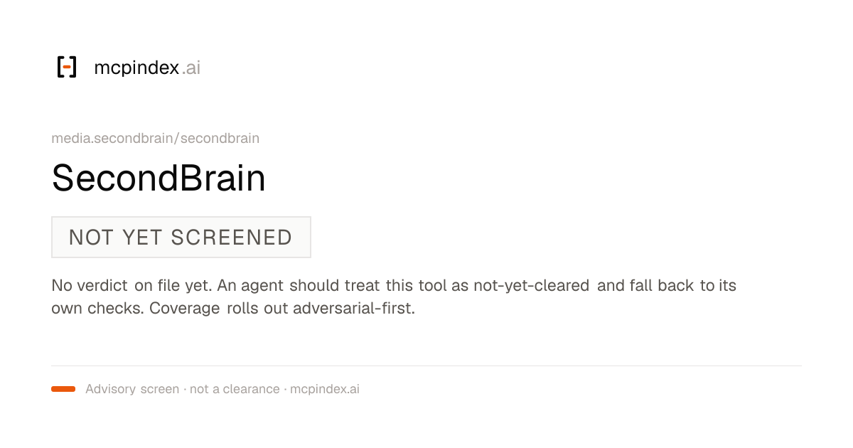 SecondBrain (media.secondbrain/secondbrain@1.0.1)