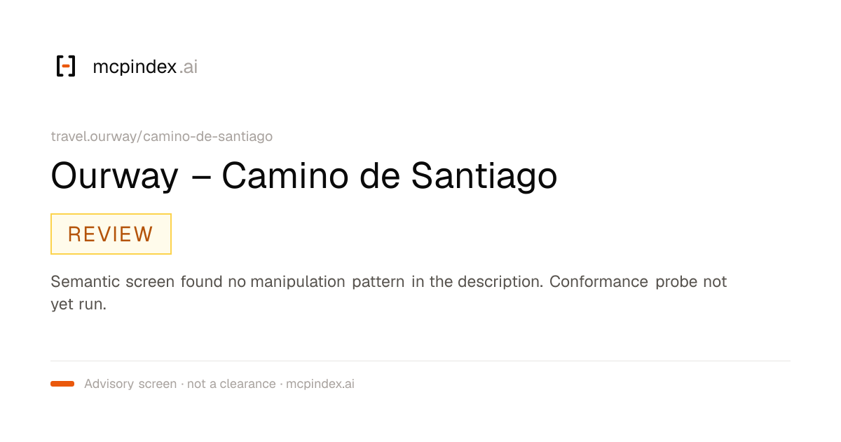 Ourway – Camino de Santiago (travel.ourway/camino-de-santiago@2.1.1)
